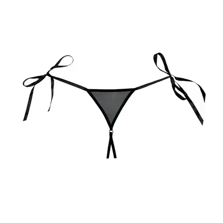 Lolita Lace Mesh Panties Open Front Dizajn One Size