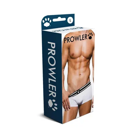 Prowler Trunk M White/Black - Two-Tone Athletic Design, Logo Waistband
