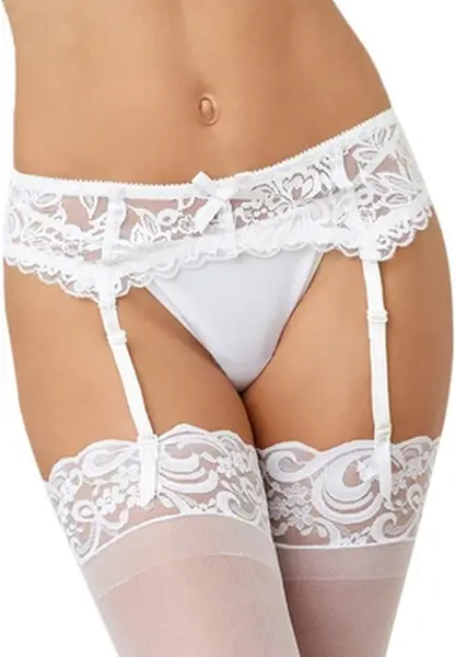 Dreamgirl Lace Garter Belt Diamond Black - Elegant Adjustable Accessory