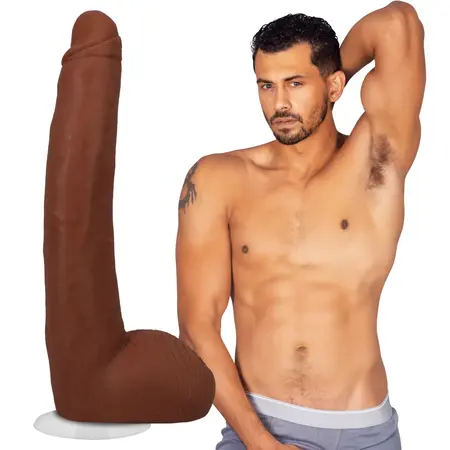 Doc Johnson Alex Jones ULTRASKYN Dvostruke Gustine Model 28 cm Bež