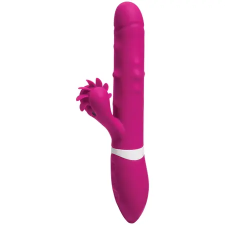 Doc Johnson iVibe Select iRoll Rabbit - Advanced Silicone Massager Pink