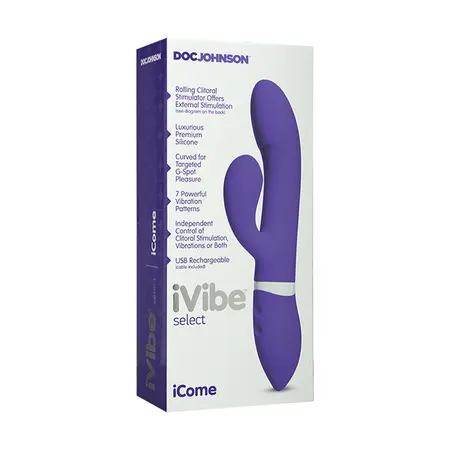Doc Johnson iVibe Select iCome Dual-Motor Silicone Massager Pink