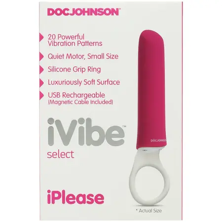 Doc Johnson iPlease Mini Vibrator - Diskretni Dizajn Inspirisan Ružem, 20 Režima