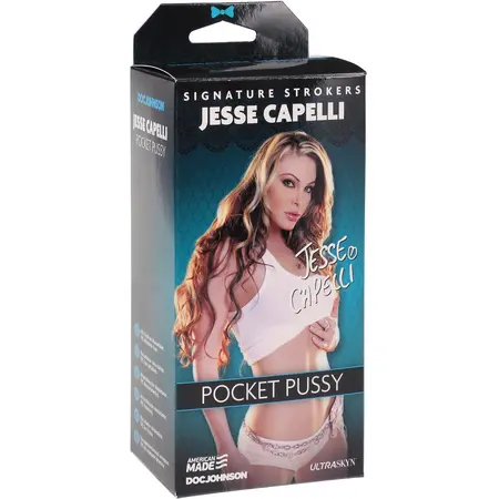 Doc Johnson Jesse Capelli ULTRASKYN Pocket Model, Ribbed, Compact
