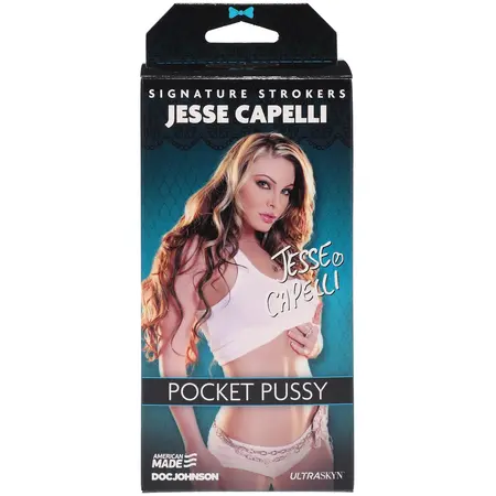 Doc Johnson Jesse Capelli ULTRASKYN Pocket Model, Ribbed, Compact