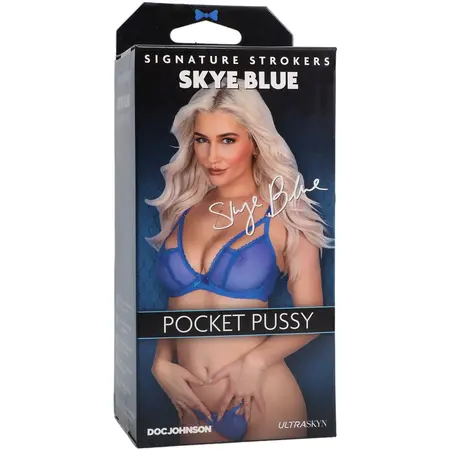 Doc Johnson Skye Blue ULTRASKYN Intimni Stroker Vanilla 17 cm