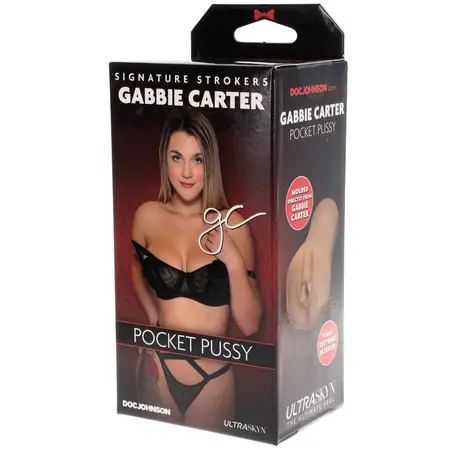 Doc Johnson Gabbie Carter ULTRASKYN Džepni Intimni Uređaj Bež
