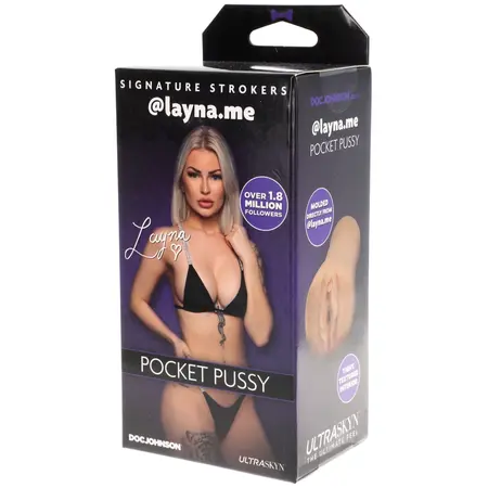 Doc Johnson ULTRASKYN Layna Signature Kompaktni intimni stroker Bež