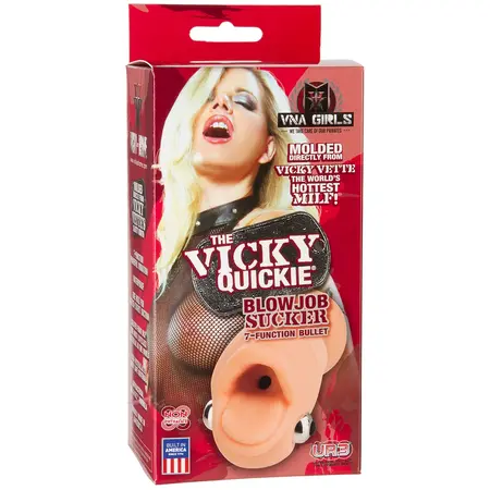Doc Johnson Vicky Quickie Oral rukav Kompaktni UR3 6-inčni Transparentni
