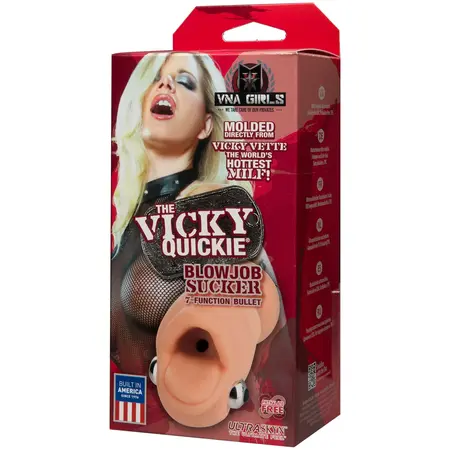 Doc Johnson Vicky Quickie Oral rukav Kompaktni UR3 6-inčni Transparentni