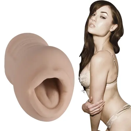 Doc Johnson Sasha Grey ULTRASKYN Oral Pocket Pal, Kompaktni, Prirodni izgled