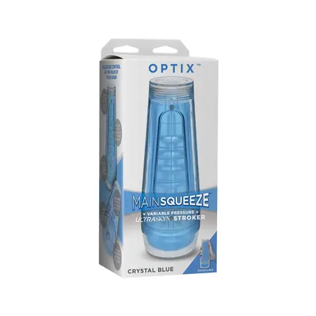 Doc Johnson Optix ULTRASKYN Crystal Blue Intimate Machine 20cm