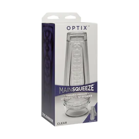 Doc Johnson Optix Main Squeeze ULTRASKYN Clear Intimate Trainer Blue