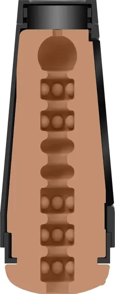 Doc Johnson Main Squeeze Ultraskyn Intimate Machine, Soft Case, Beige