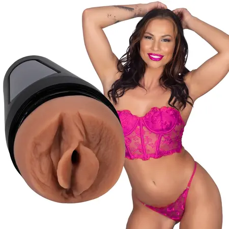 Doc Johnson Main Squeeze Aidra Fox ULTRASKYN Caramel Interactive System