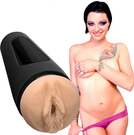 Doc Johnson Belladonna ULTRASKYN Intimate Sleeve Main Squeeze Black