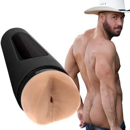 Doc Johnson Chad White ULTRASKYN Anatomical Intimate Device with Squeeze Plate