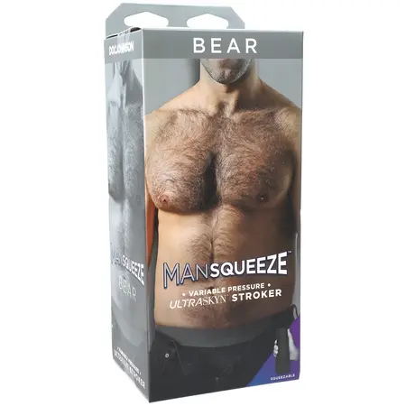 Doc Johnson Man Squeeze Bear ULTRASKYN Anatomical Intimate Device
