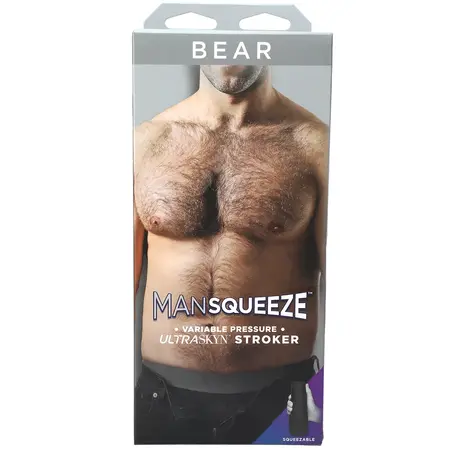 Doc Johnson Man Squeeze Bear ULTRASKYN Anatomical Intimate Device