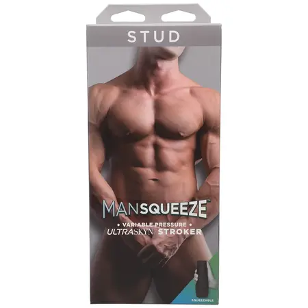 Doc Johnson Main Squeeze Stud ULTRASKYN Compact Intimate Machine Black