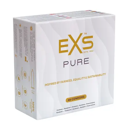 EXS Pure Ultra-Tanki Lateks Kondomi 48 Komada | Eko-Friendly 53mm Širina
