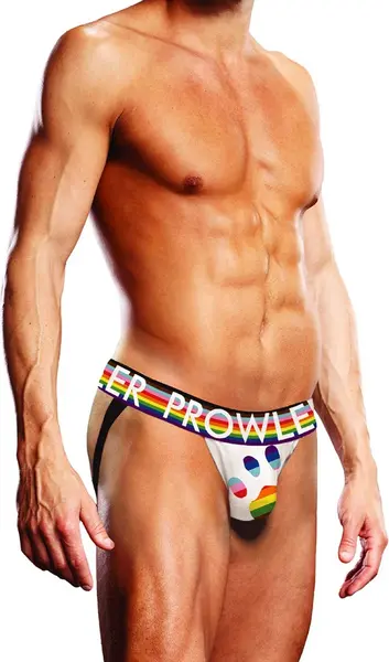 Prowler Oversized Paw Jock L Bela - Stilski Pamučni Potporni Brief