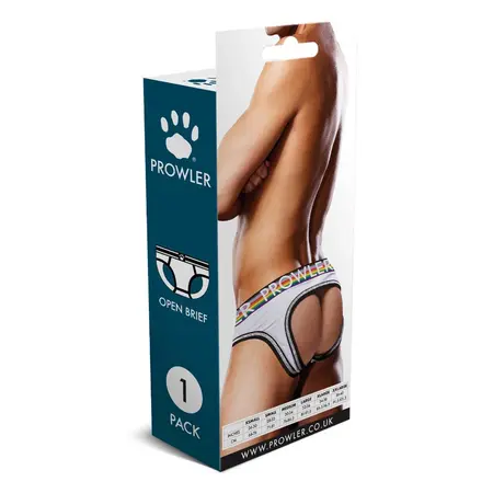 Prowler Oversized Paw Open Brief M Bela - Prepoznatljiv Pride Pojas
