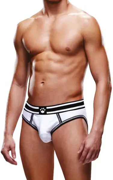 Prowler Open Brief XS Dvobojni White/Black Bezleđno Donje Rublje