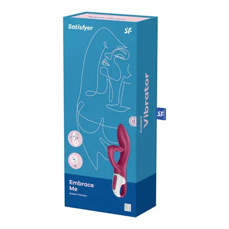 Satisfyer Embrace Me Dvostruki motor Fleksibilni silikonski vibrator Pink