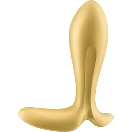 Satisfyer Intensity Plug Gold Ergonomski silikonski čep, App kontrola