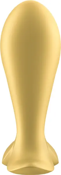 Satisfyer Intensity Plug Gold Ergonomski silikonski čep, App kontrola
