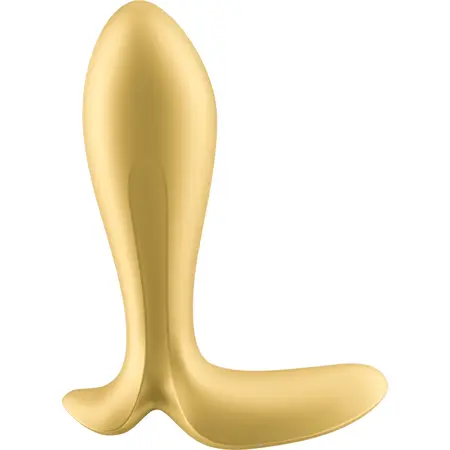 Satisfyer Intensity Plug Gold Ergonomski silikonski čep, App kontrola