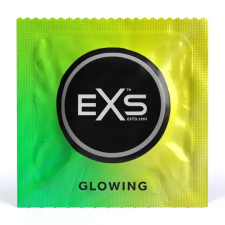 EXS Glow in the Dark Kondomi 3-Paket Bez mirisa Tanki lateks
