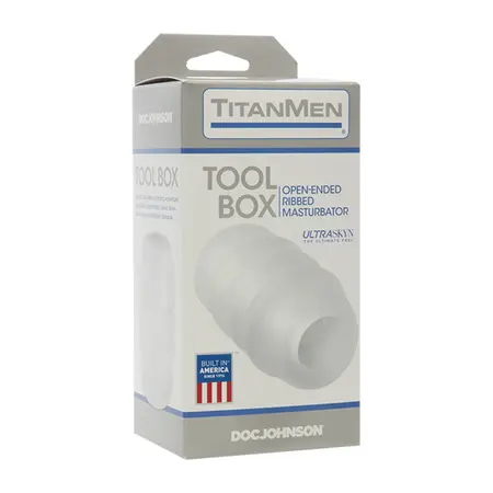 Doc Johnson TitanMen Tool Box Intimate Device ULTRASKYN TPE Black