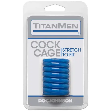 Doc Johnson TitanMen Pojačani podržavajući prsten Crni TPE rukav