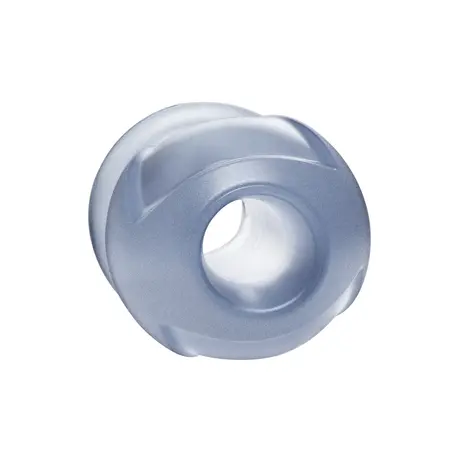 Doc Johnson The Hollow Intimate Tunnel Plug Black 1” Silicone