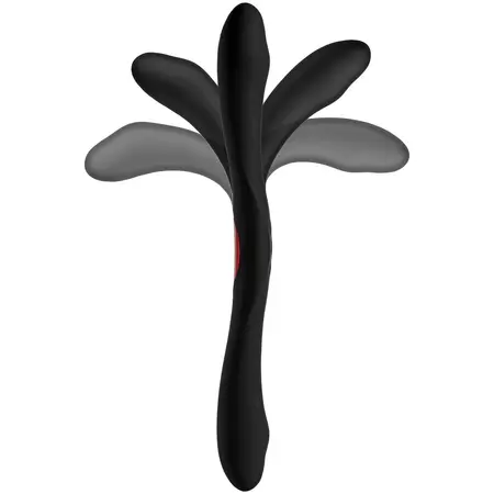 Doc Johnson Kink Dual-Flex Silicone Flexible Intimate Device Remote Black