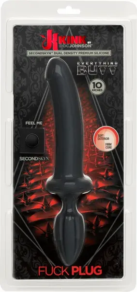 Doc Johnson Kink SecondSkyn Dual-Ended Silicone Intimate System Black