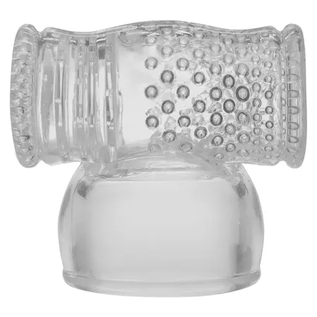Doc Johnson KINK Power Wand Attachment Double-Ended Transparent Sleeve