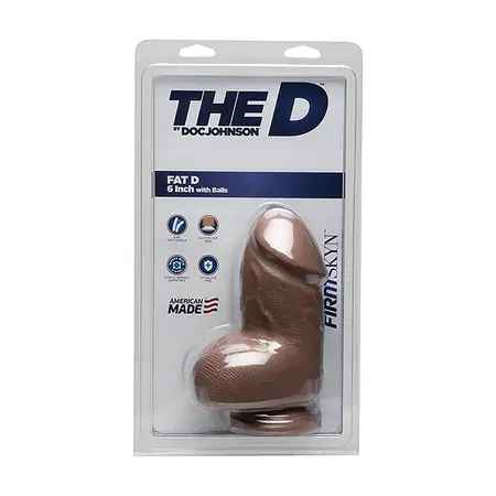 Doc Johnson The D FIRMSKYN Model - 15 cm Intimate Device with Suction Base
