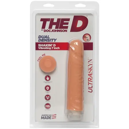 Doc Johnson The D Vibrantni ULTRASKYN model 18cm, boja puti