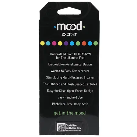 Doc Johnson Mood Exciter ULTRASKYN Plavi Dvosmerni sistem stimulacije