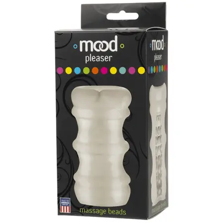 Doc Johnson Mood Pleaser Massage Beads Frost Intimni rukav 12cm