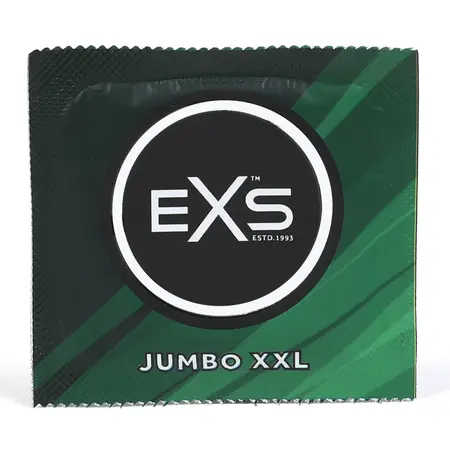 EXS Jumbo 144-Pak Velika veličina Latex Zaštita 69mm Silikonski Lubricirani