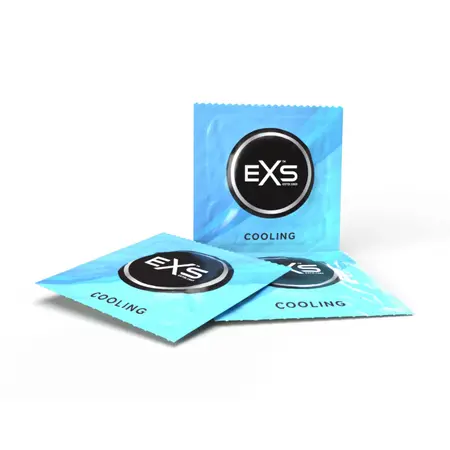 EXS Cooling 54mm Lateks Kondomi 144 Komada Silikonsko Podmazivanje Efekat Mente