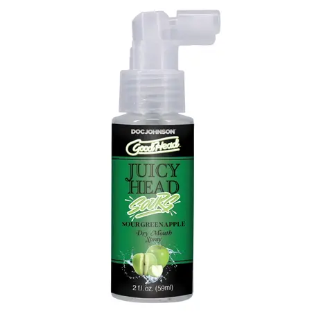 GoodHead Juicy Head Oralni Sprej za Suva Usta Kisela Zelena Jabuka 60ml Vegan