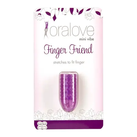 Oralove Finger Friend Silicone Stimulator with Mini Vibrating System