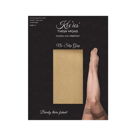Kix'ies Samantha preko kolena čarape C nude - sistem koji drži čarape gore