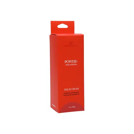 Doc Johnson Power+ Performance Cream 59ml with Benzocaine & Yohimbe
