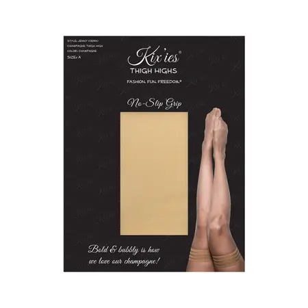Kix'ies Jenny čarape do kolena nude - dizajn bez klizanja, veličina A